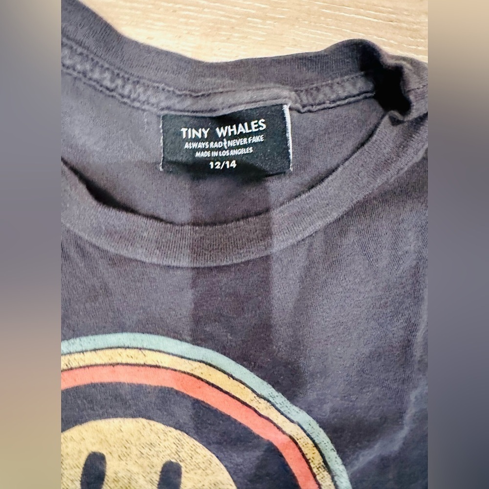 Tiny Whales Kids Aloha T Shirt- 12-14 - Picture 2 of 5